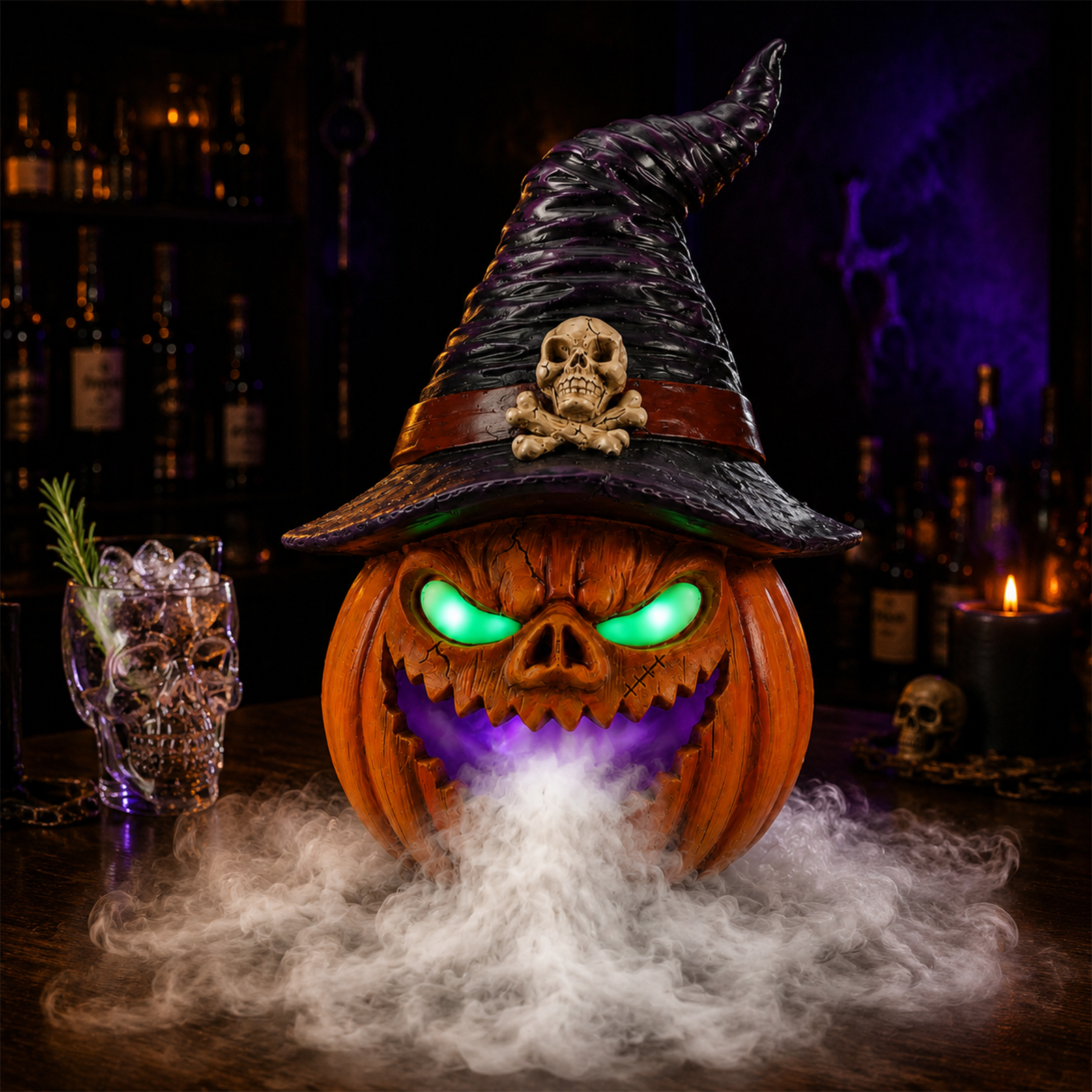 Halloween Jack-O'-Lantern Pumpkin Mist Maker